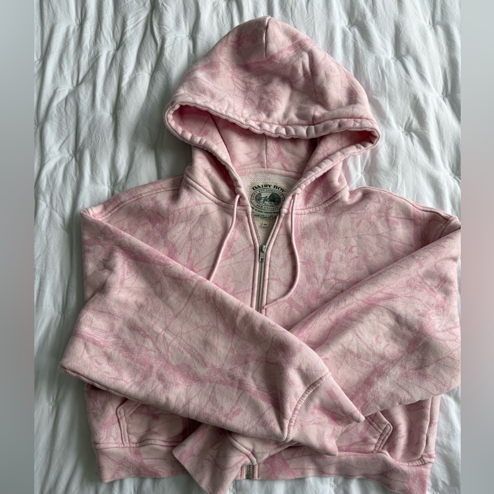 Dairy Boy Bubblegum Camo Hoodie size XL